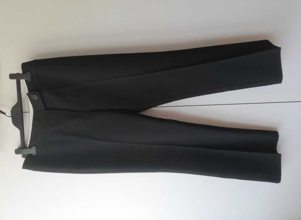 spodnie M&S czarne na kant 42 XL 14 Casual 164 jak NOWE
