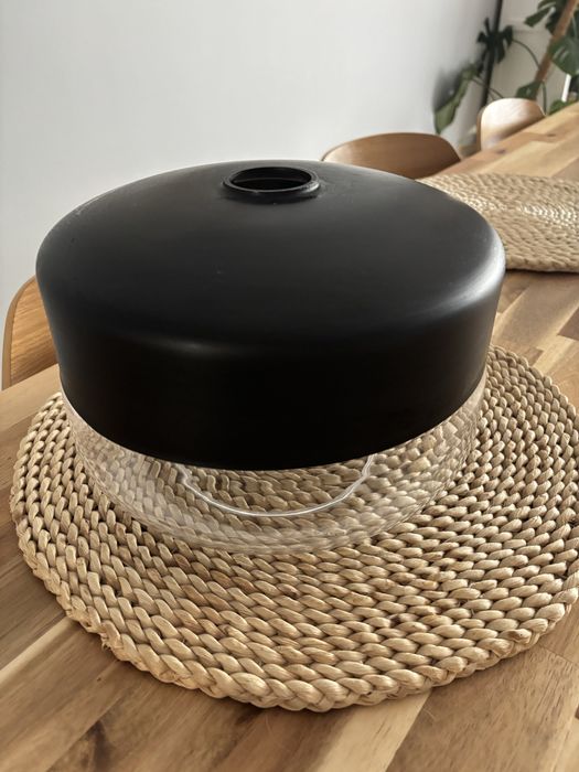 Lampa loft szlana czarna