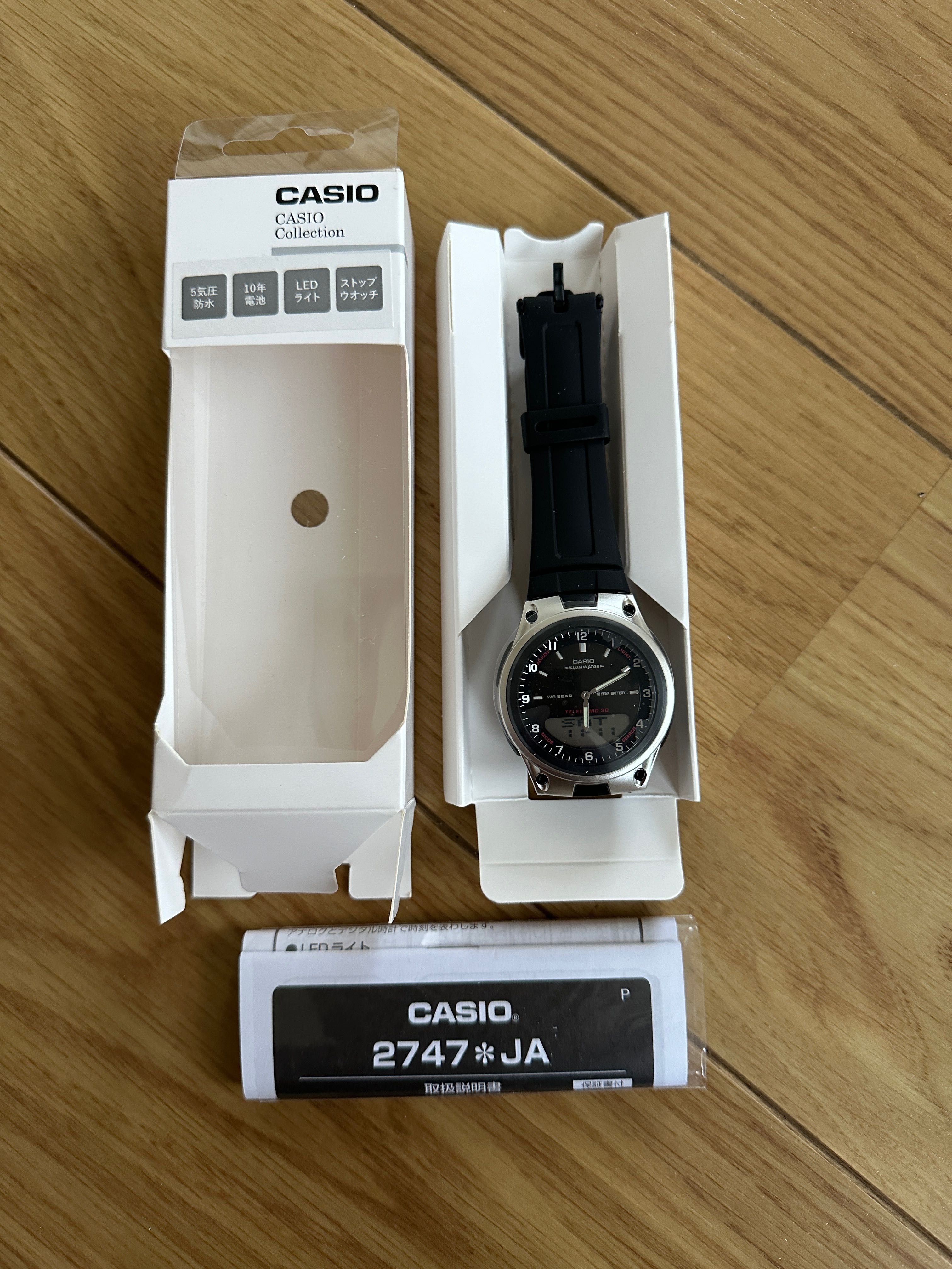 Новий оригінальний годинник Casio AW-80-1AJH