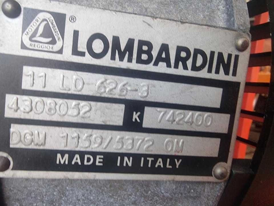 Grupo moto bomba rega com motor lombardini 3 cilindros - COMO NOVO