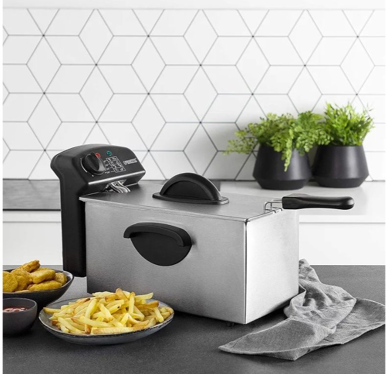 Frytkownica tradycyjna Bestron AF357B 2000 W 3,0L,miska nierdzewna
