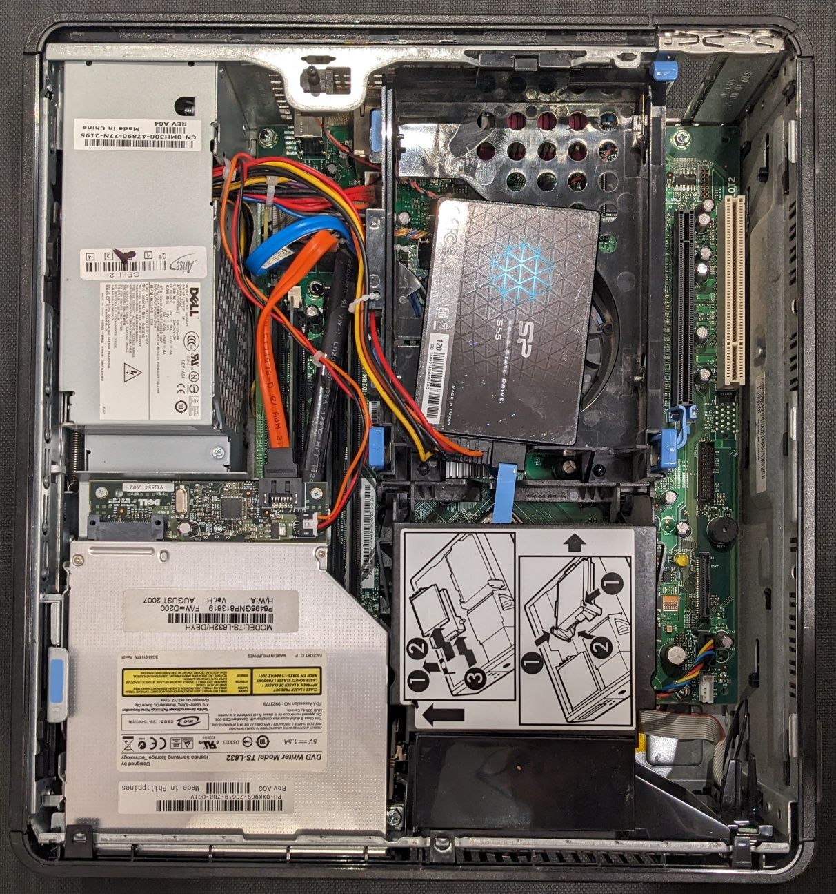 DELL Optiplex 755 SSF C2D, 4GB RAM, SSD