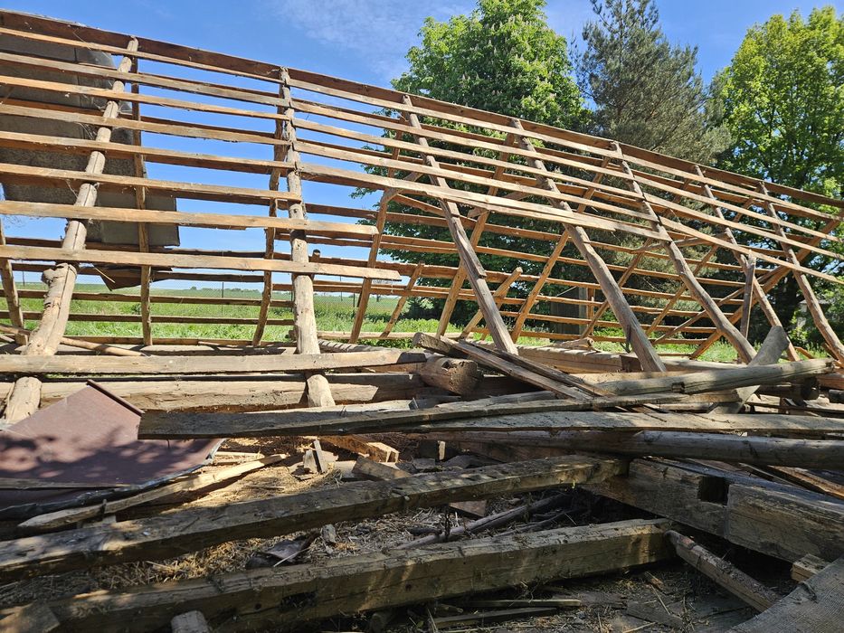 Skup starych desek skup stodól rozbiorka stodół skup starego drewna