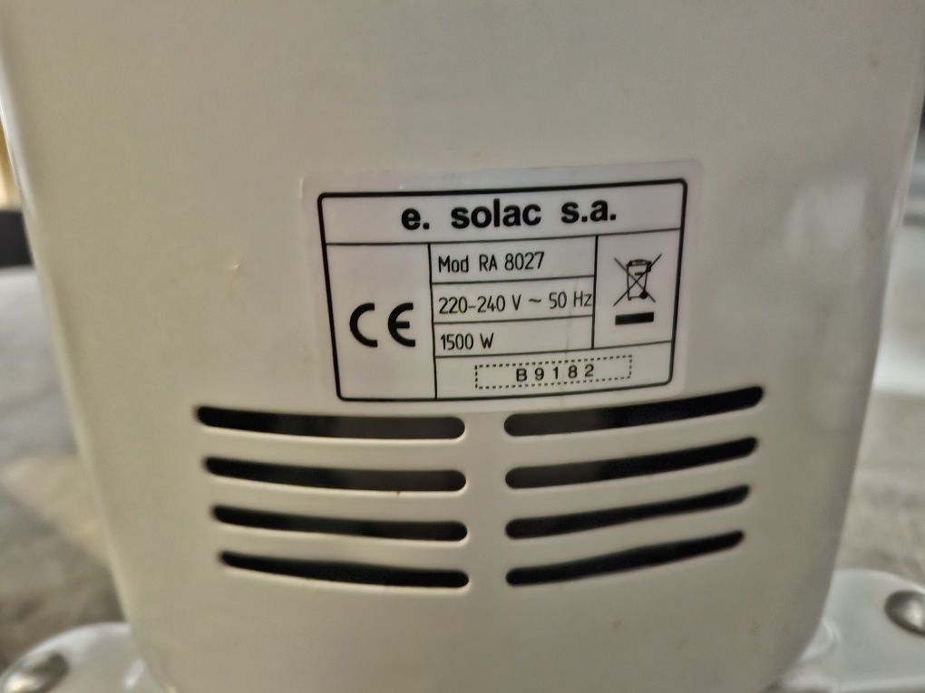 Aquecedor a óleo Solac 1500W