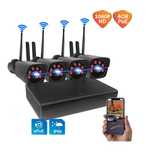 Sistema Vigilância WIFI 4 Camaras * Sem fio * 1080P *  FULL HD * NOVO