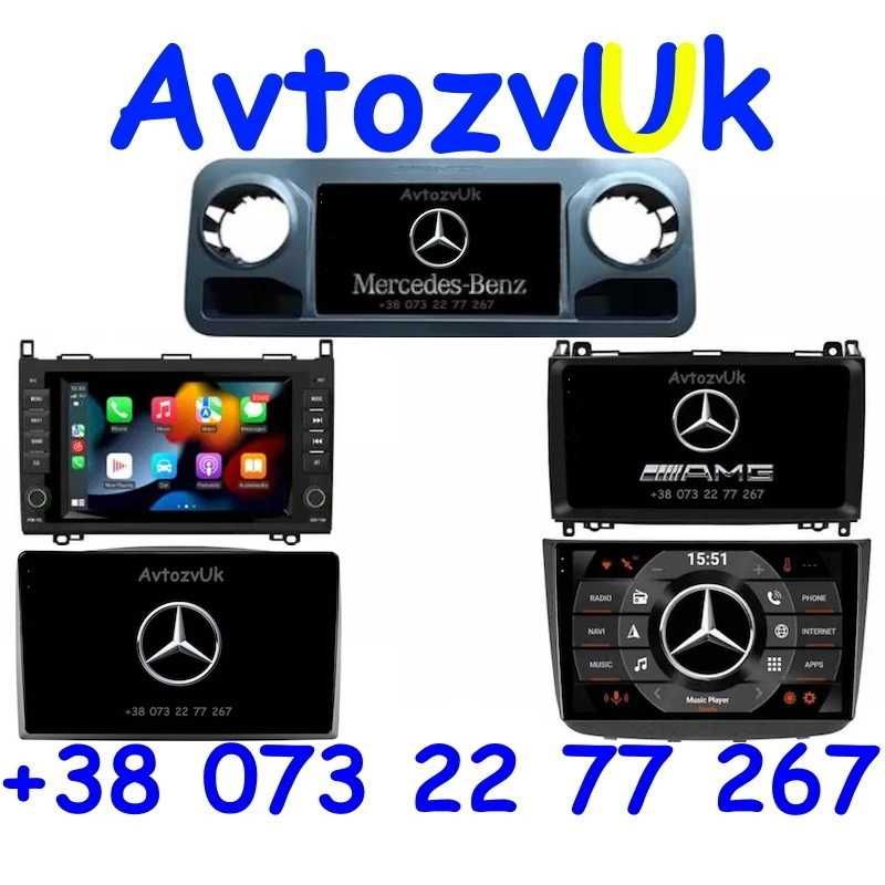 Магнитола Mercedes w169 Sprinter Vito w906 w907 w245 w639 VW Crafter