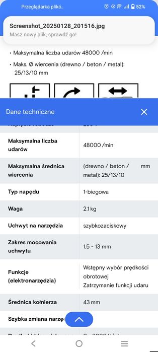 Wiertarka udarowa