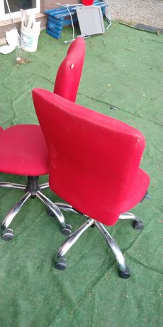 Fotel obrotowy  czerwony