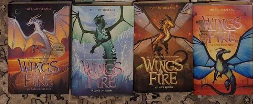 Wings of Fire/Крила вогню/Набір книг про драконів англійською США