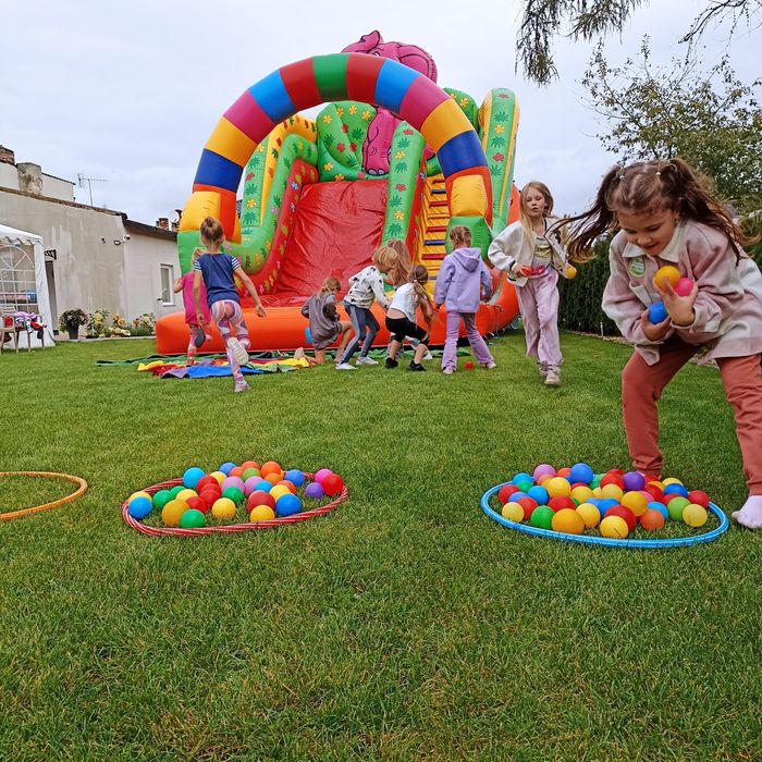 Animacje dla dzieci, zamek dmuchany, zjeżdżalnia dmuchana,