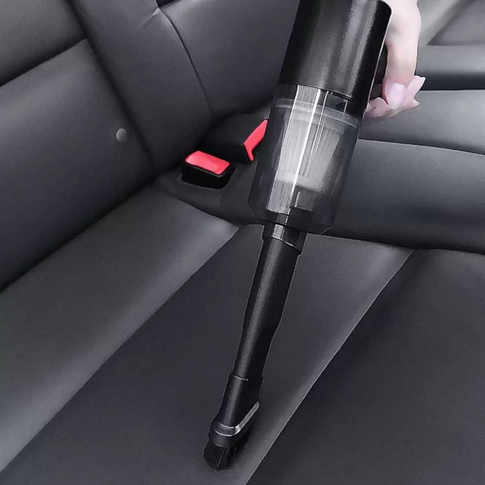 Автомобільний пилосос від прикурювача 2в1 Vacuum cleaner, з насадками