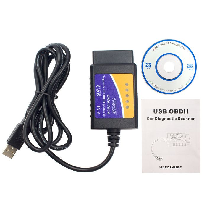 ELM327 V1.5 OBD2 USB Scanner