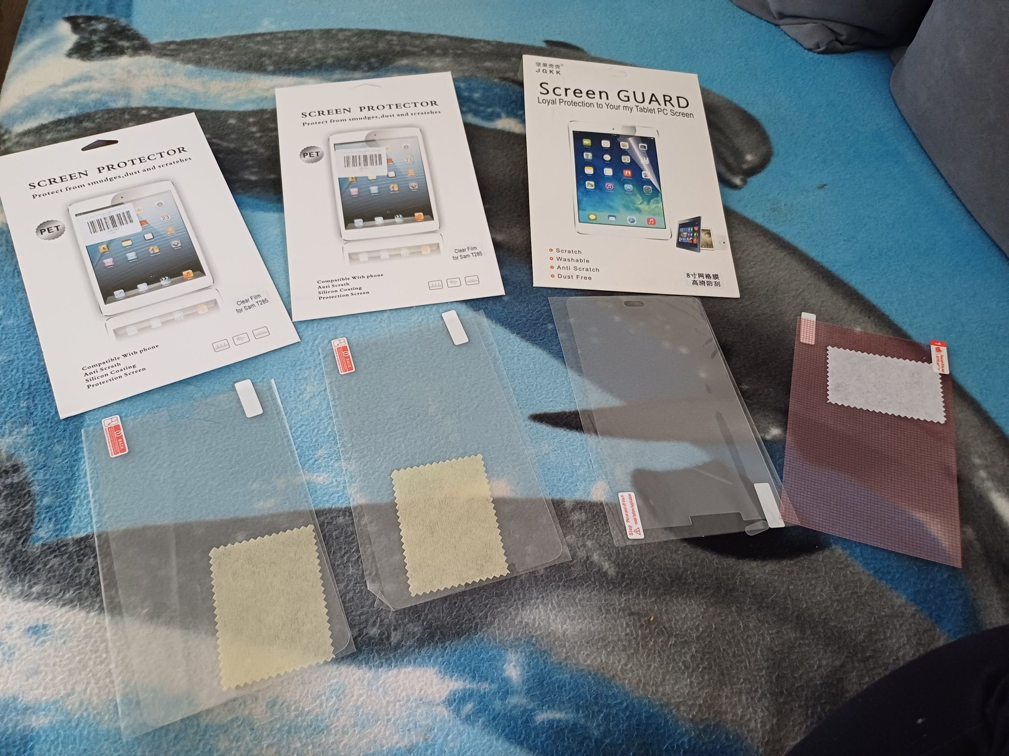 4 folie na tablet 8'