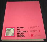 Livro Poesia de António Maria Lisboa Mário Cesariny 1ª edição