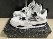 Buty AirJordan4 Retro MilitaryBlack nowy UnisexTrampki 43