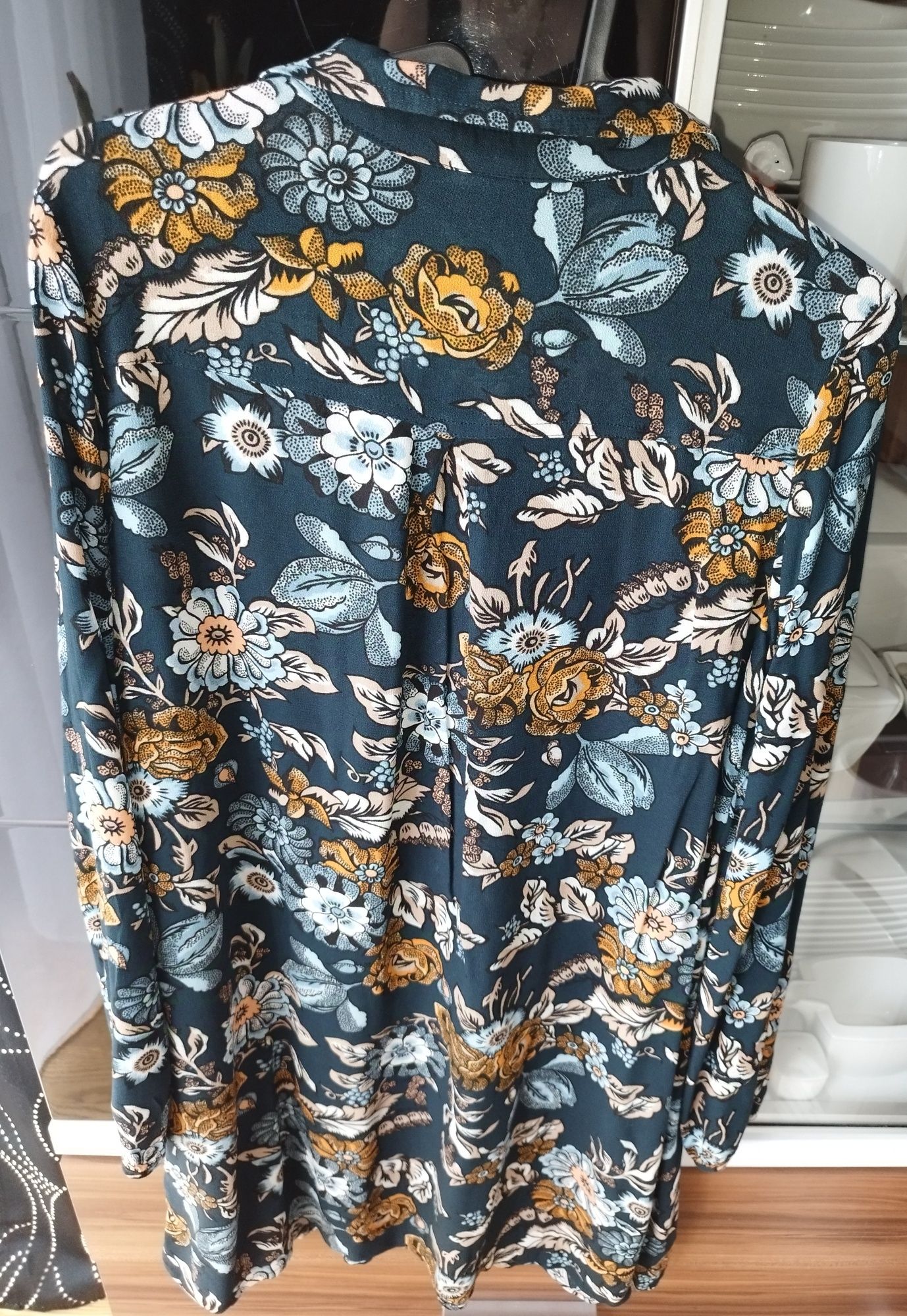 Sukienka damska 36 h&m kwiaty wiskoza