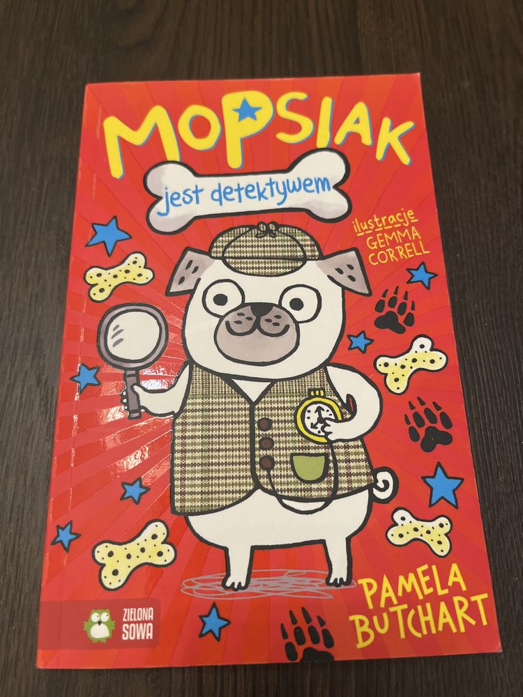 Książka Mopsiak jest detektywem Pamela Butchart