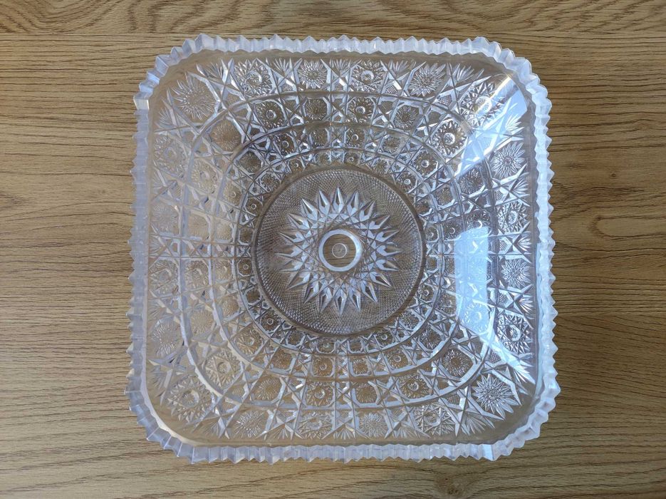 Miska / plastikowy kryształ / kwadrat