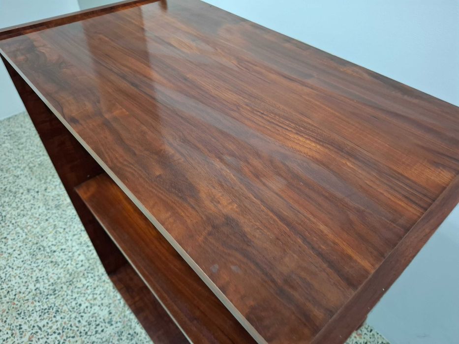 Conjunto De Escritório - Mesa Em L + Armário + Módulo C/ Rodas