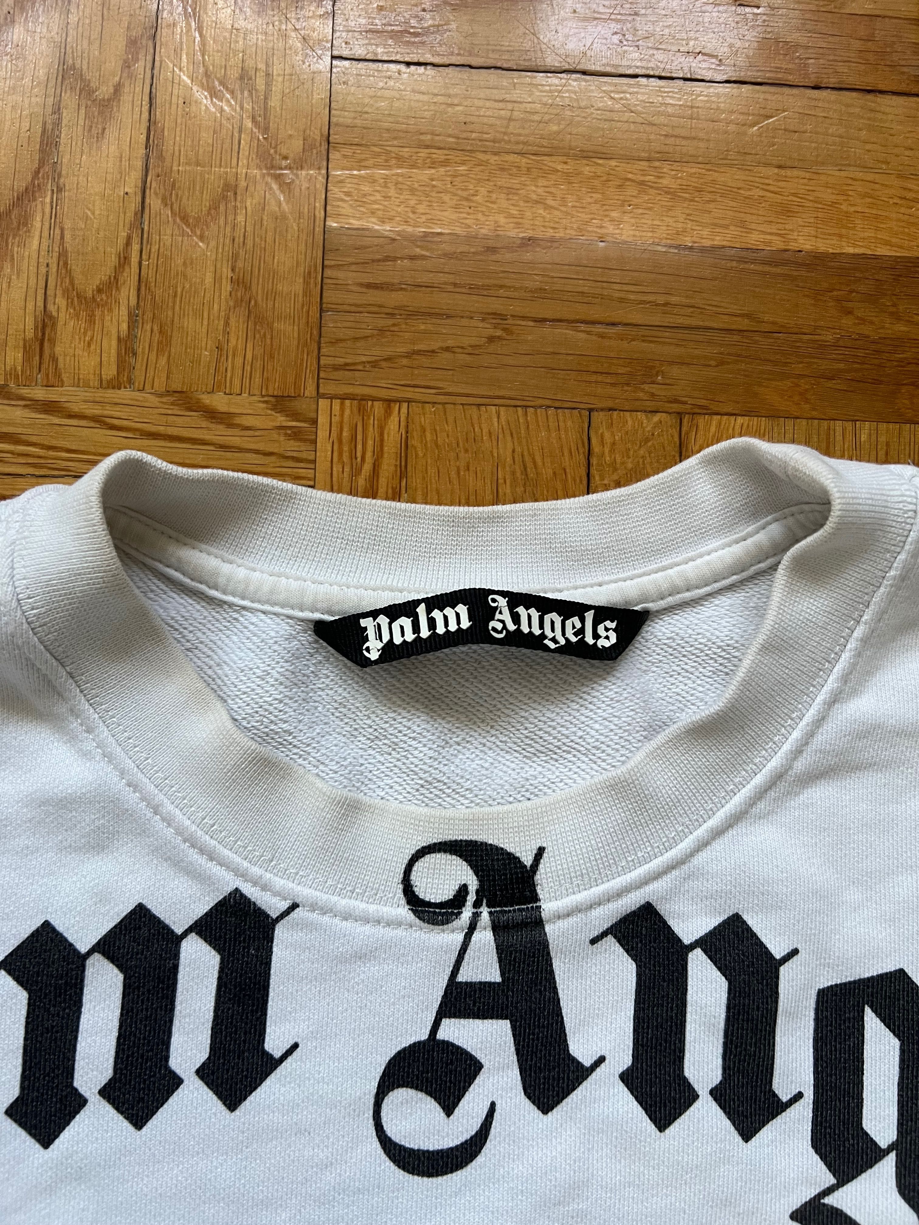 Bluza Palm Angels Big Logo Biała