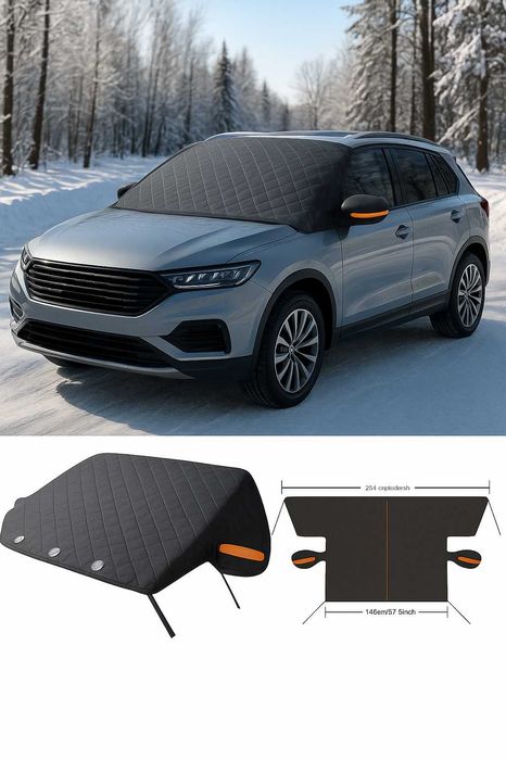 Mata na szybę przednią, lusterka i szyby boczne