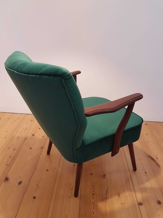 Modny Fotel Klubowy PRL USZAK - vintage lata 60 -70