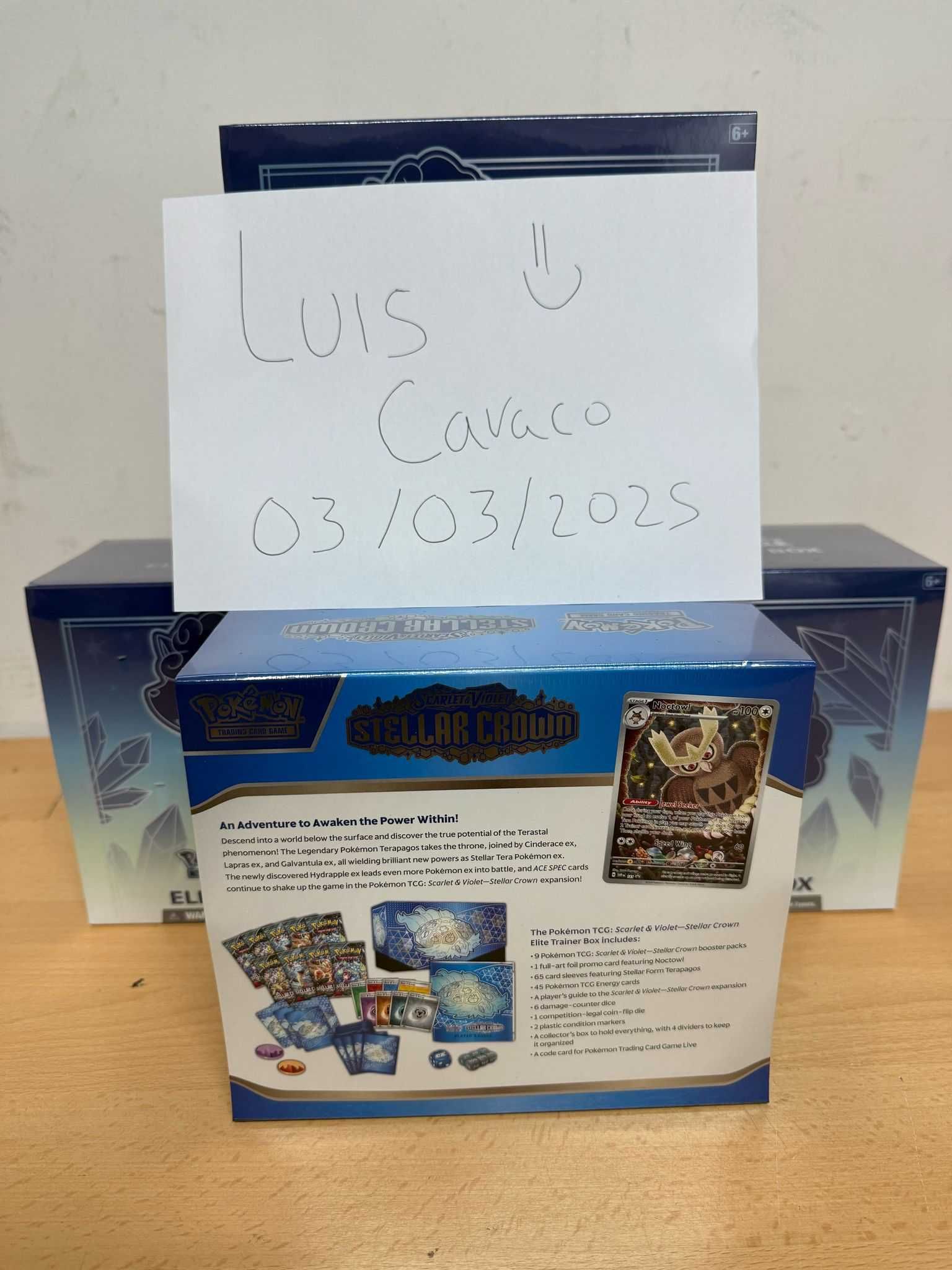 Pokemon Stellar Crown ETB - Ingles