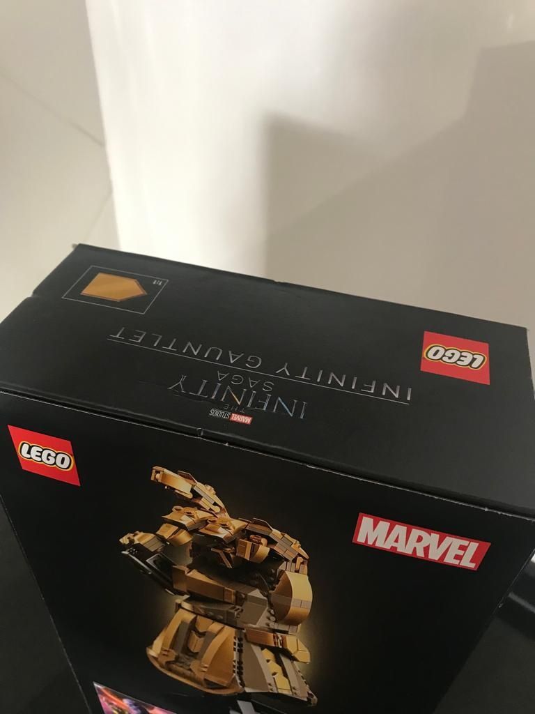 Lego Infinity Luva Thanos Marvel novo selado