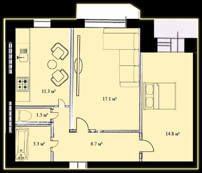 Квартира (1-,2-,3-кімнатна) в новобудові. 550$ -1 м2. ЗНИЖКА!