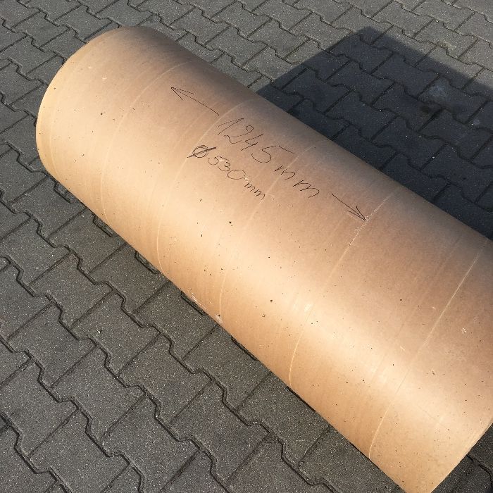 Kompostownik, rura z papieru na szalunek