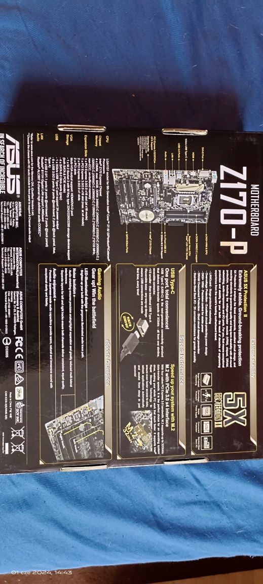 Płyta główna Asus Z170-P plus procesor