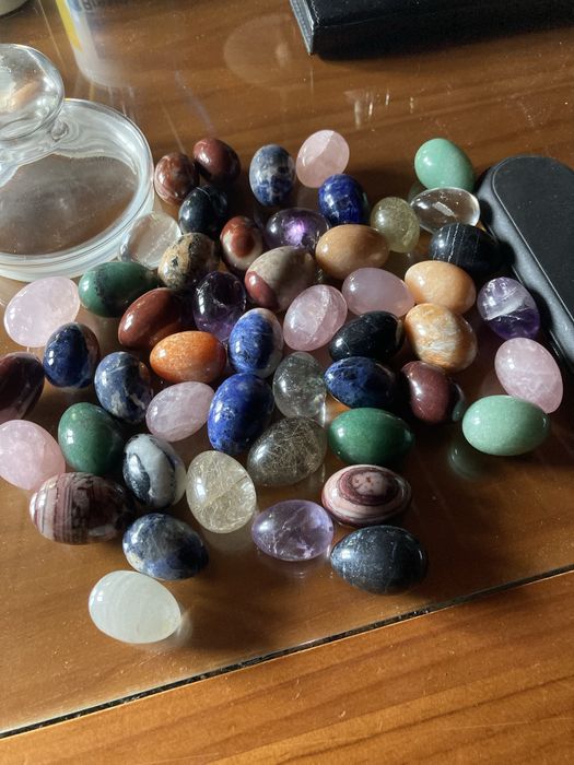 50 Ovos de alabastro