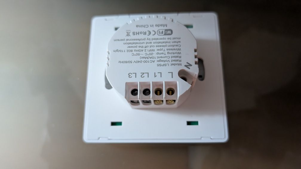 Interruptor de parede completo Wifi 2.4Ghz Homeassistant