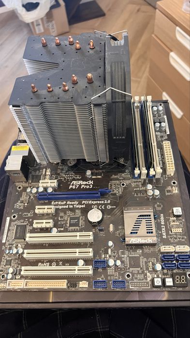 Zestaw komputerowy – płyta ASRock P67 Pro3 + CPU + 16 GB RAM + SSD