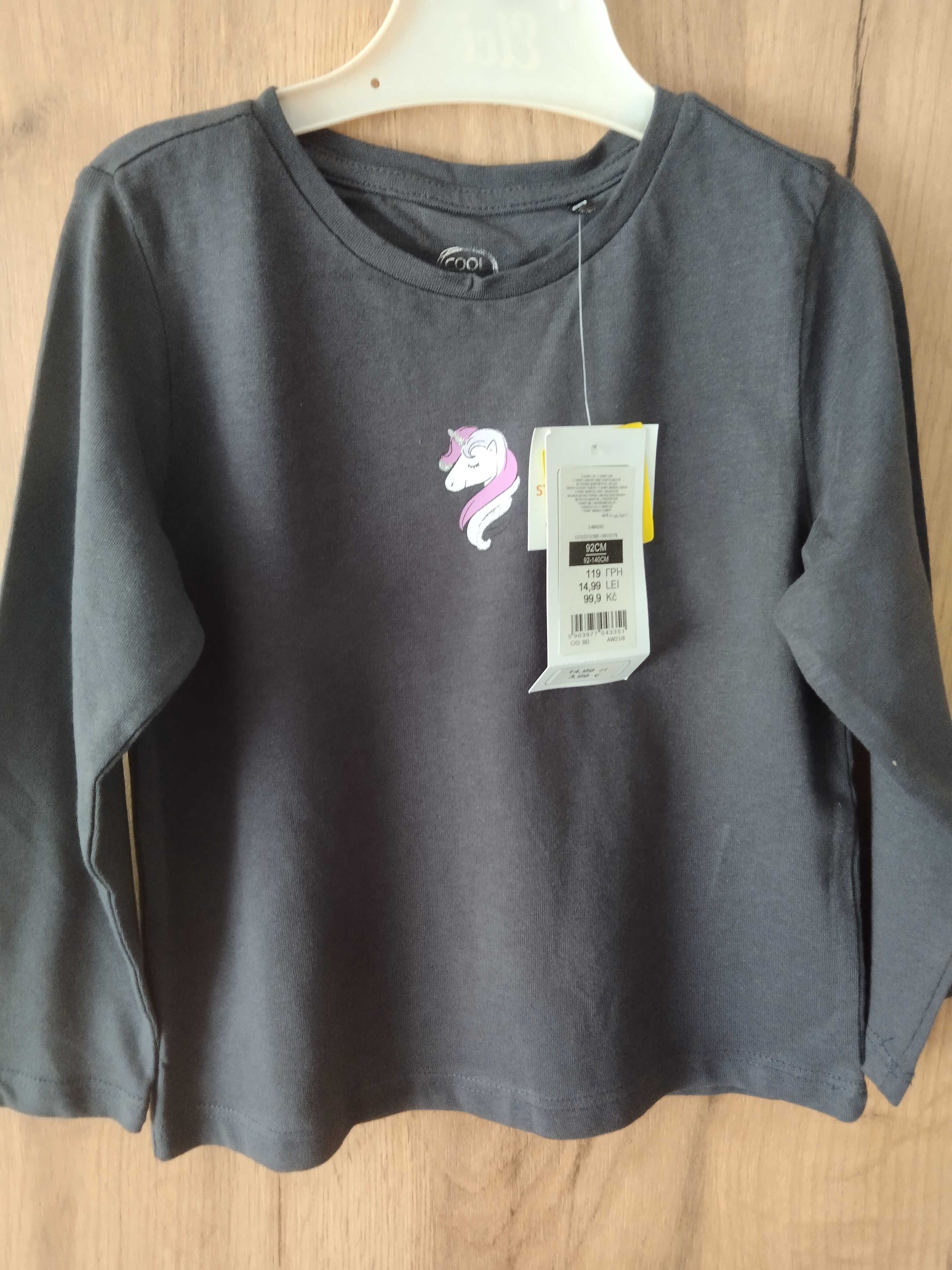 T-shirt dziewczęcy Jednorożec r.92 Cool Club