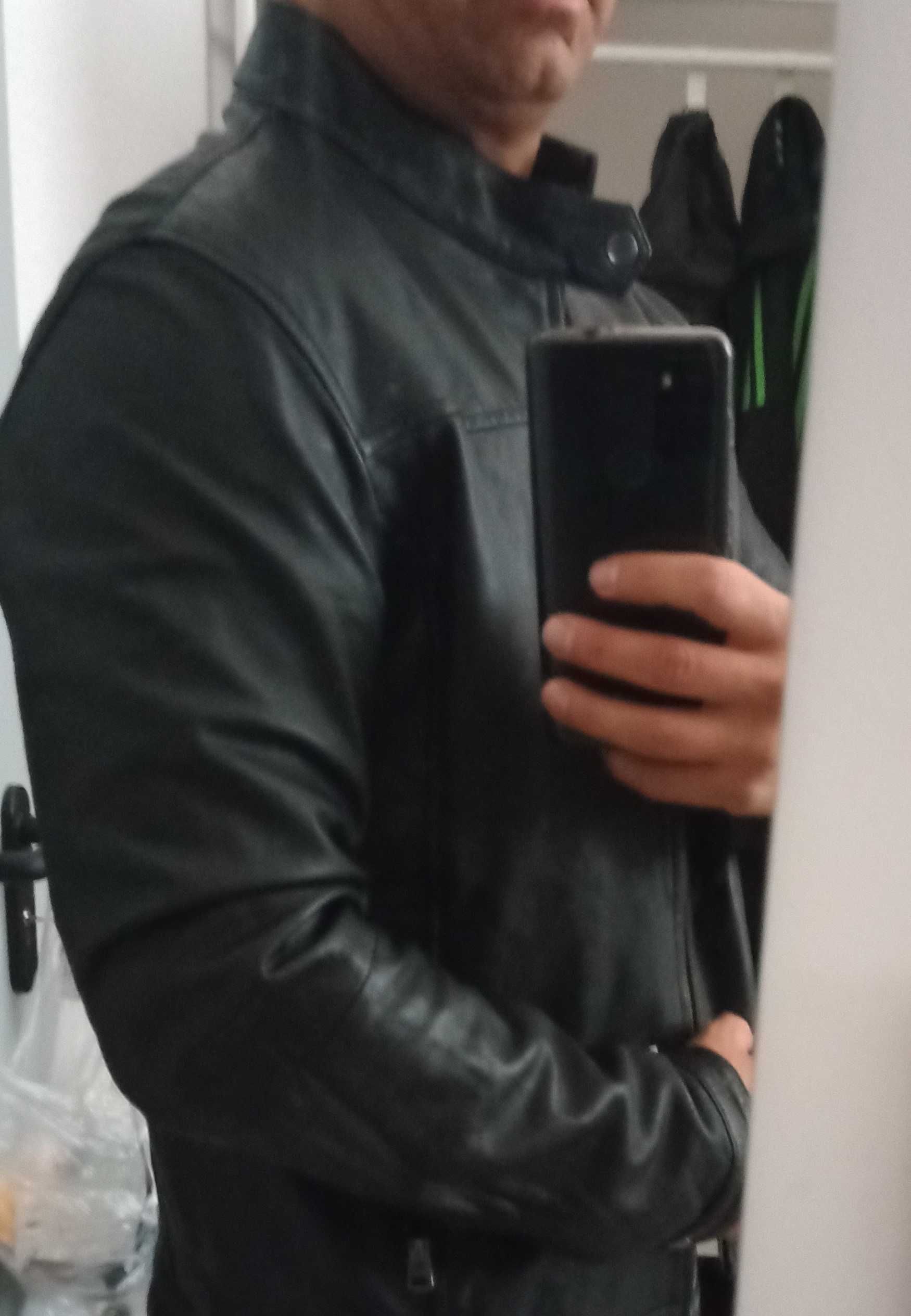 MEGA CENA   Sprzedam NOWĄ kurtke REPLAY ze skory jagniecej