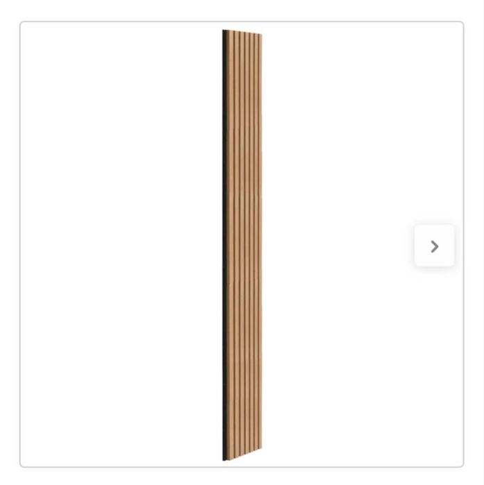 Lamele dąb na czarnym filcu