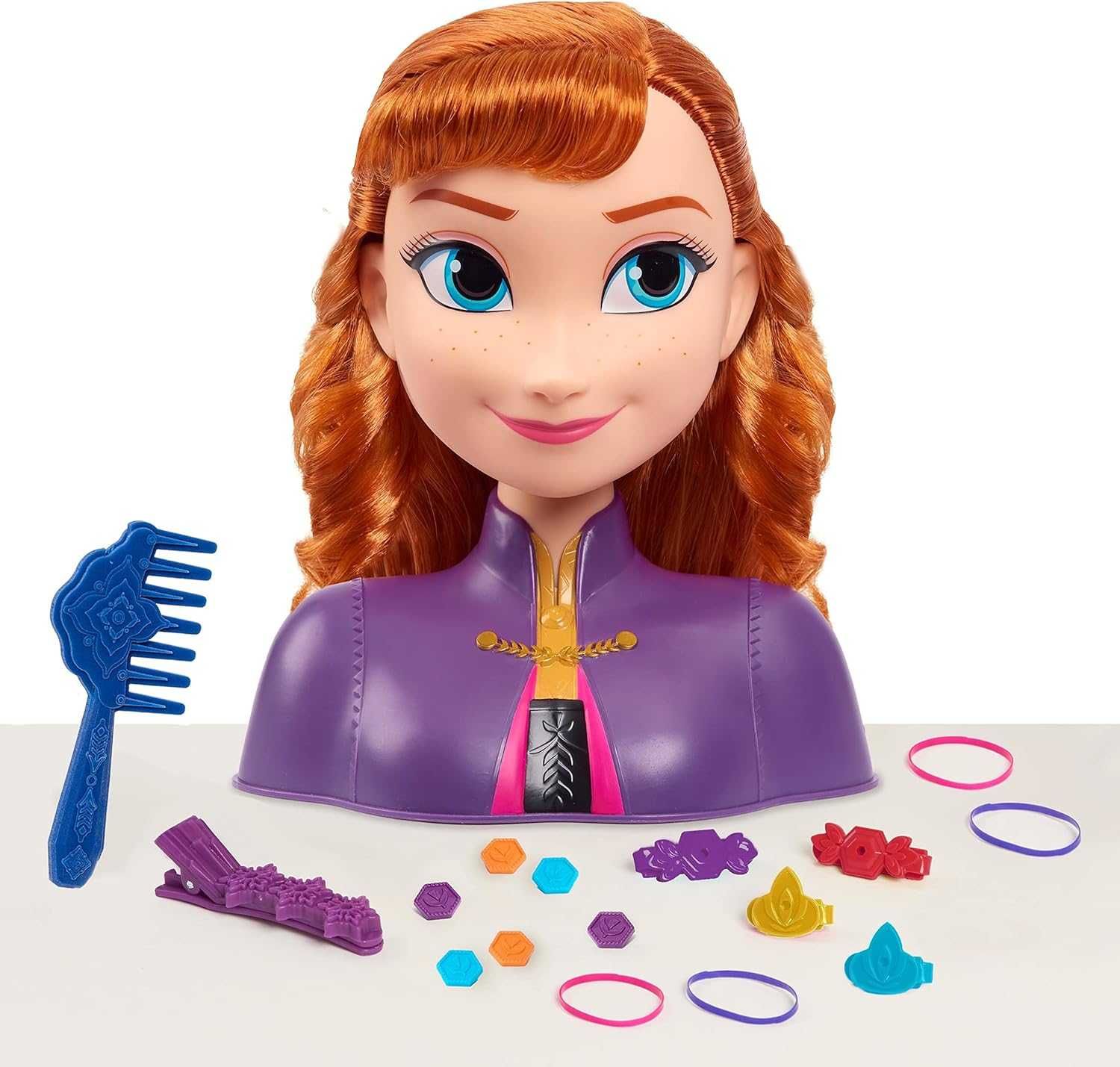Disney'S Frozen 2 Anna голова для причесок Дисней Анна манекен укладок