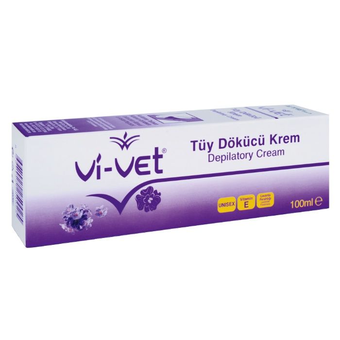 Крем для депиляции с витамином Е «Vi-Vet» Unice, 100 мл. (Турция)