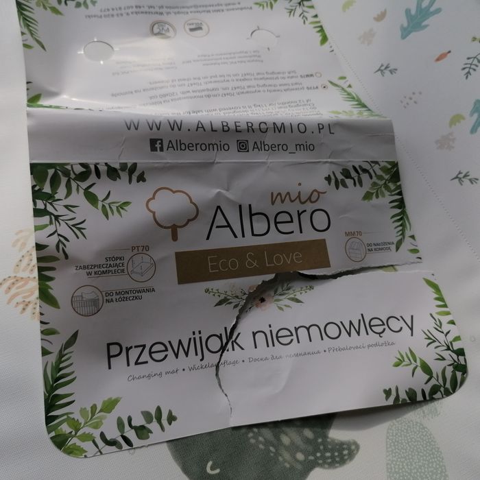 Przewijak albero na łóżeczko 120x60