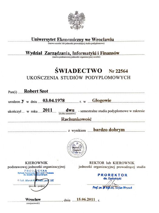 Biuro Rachunkowe, VAT, PIT, Kadry, Ryczałt 130 zł, KPIR 140 zł.