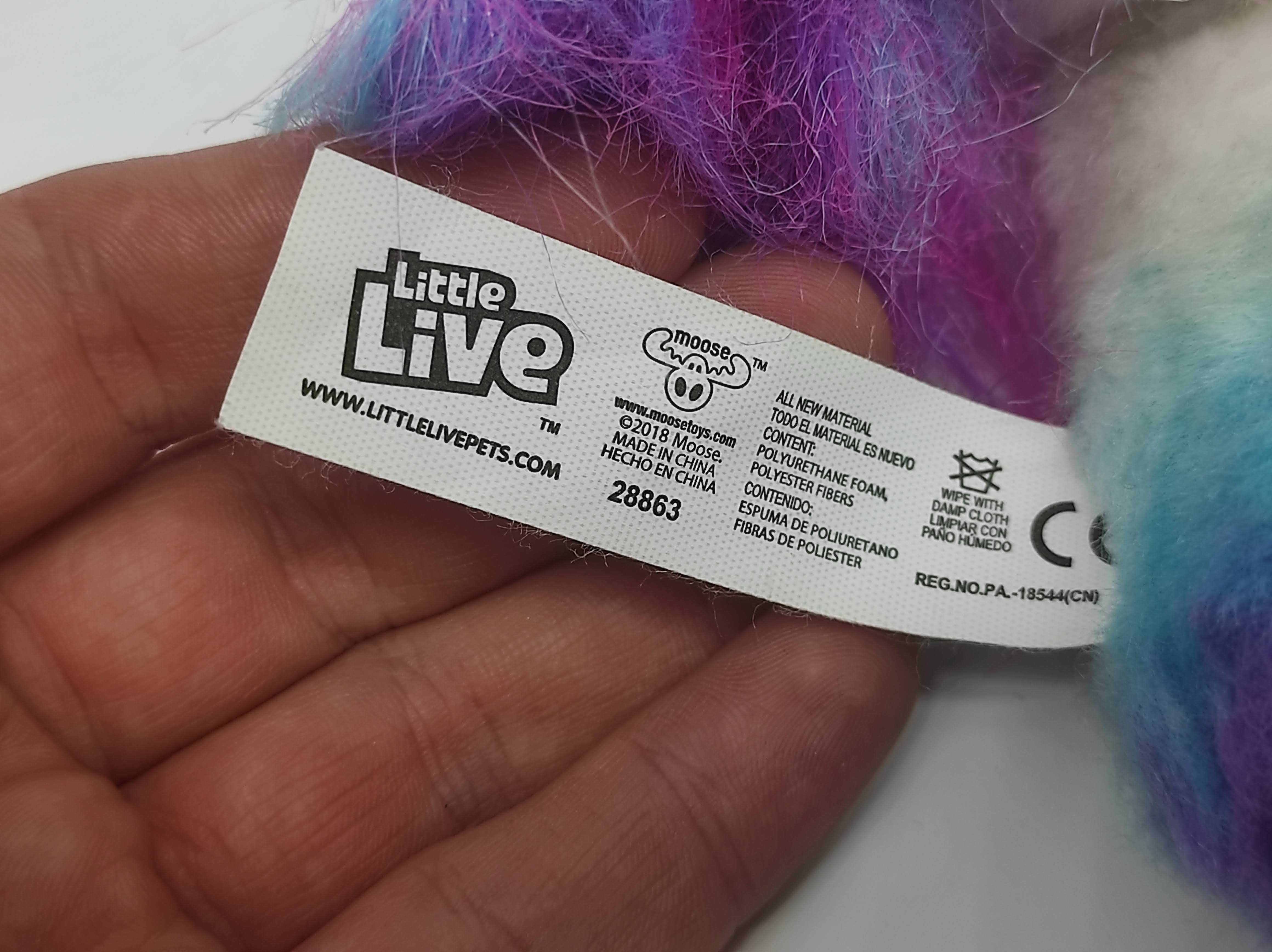 Moose Little live Rainglow Unicorn, interaktywny jednorożec