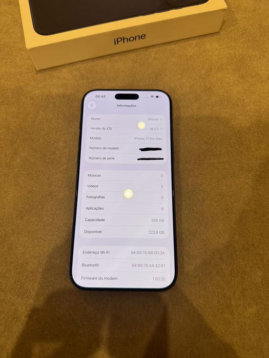 iPhone 17 Pro Max 256Gb | NOVO | GARANTIA