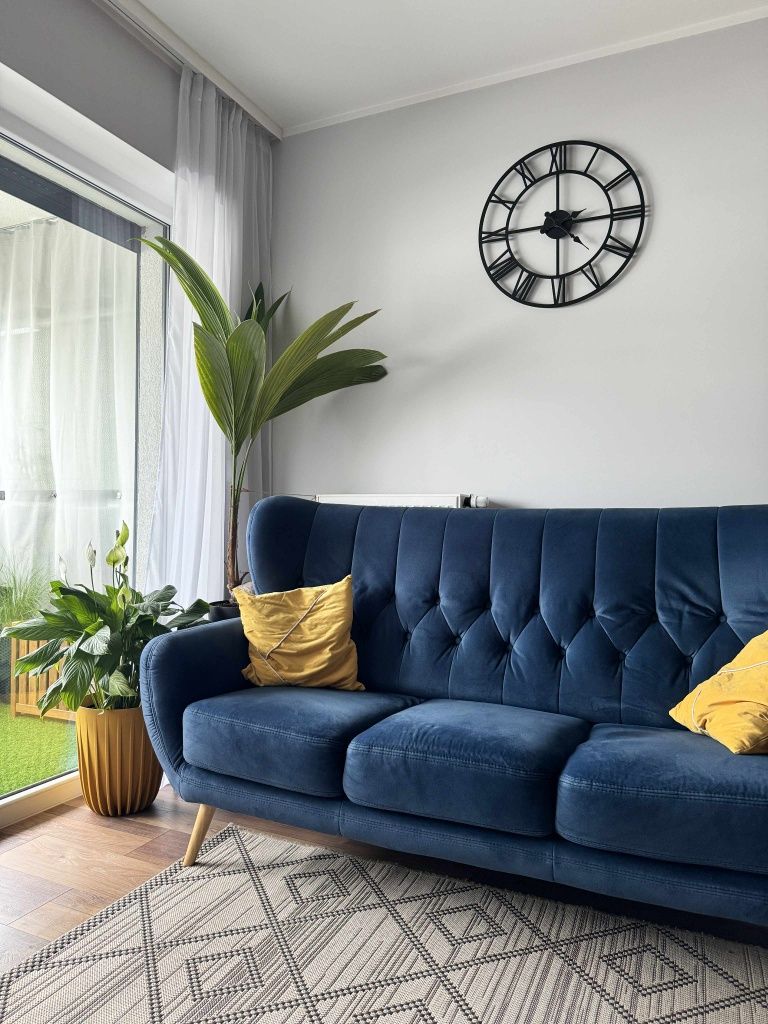 SOFA KELSO II 3-osobowa granatowy,AgataMeble
