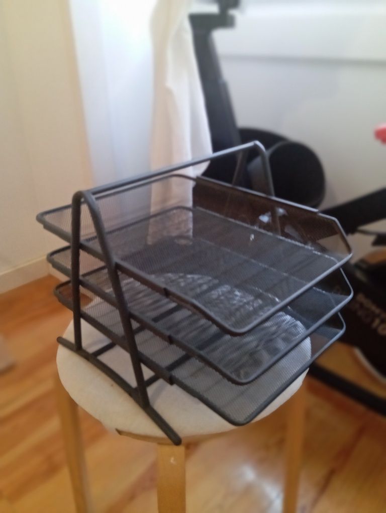 Arquivador IKEA Metálico Preto Basso