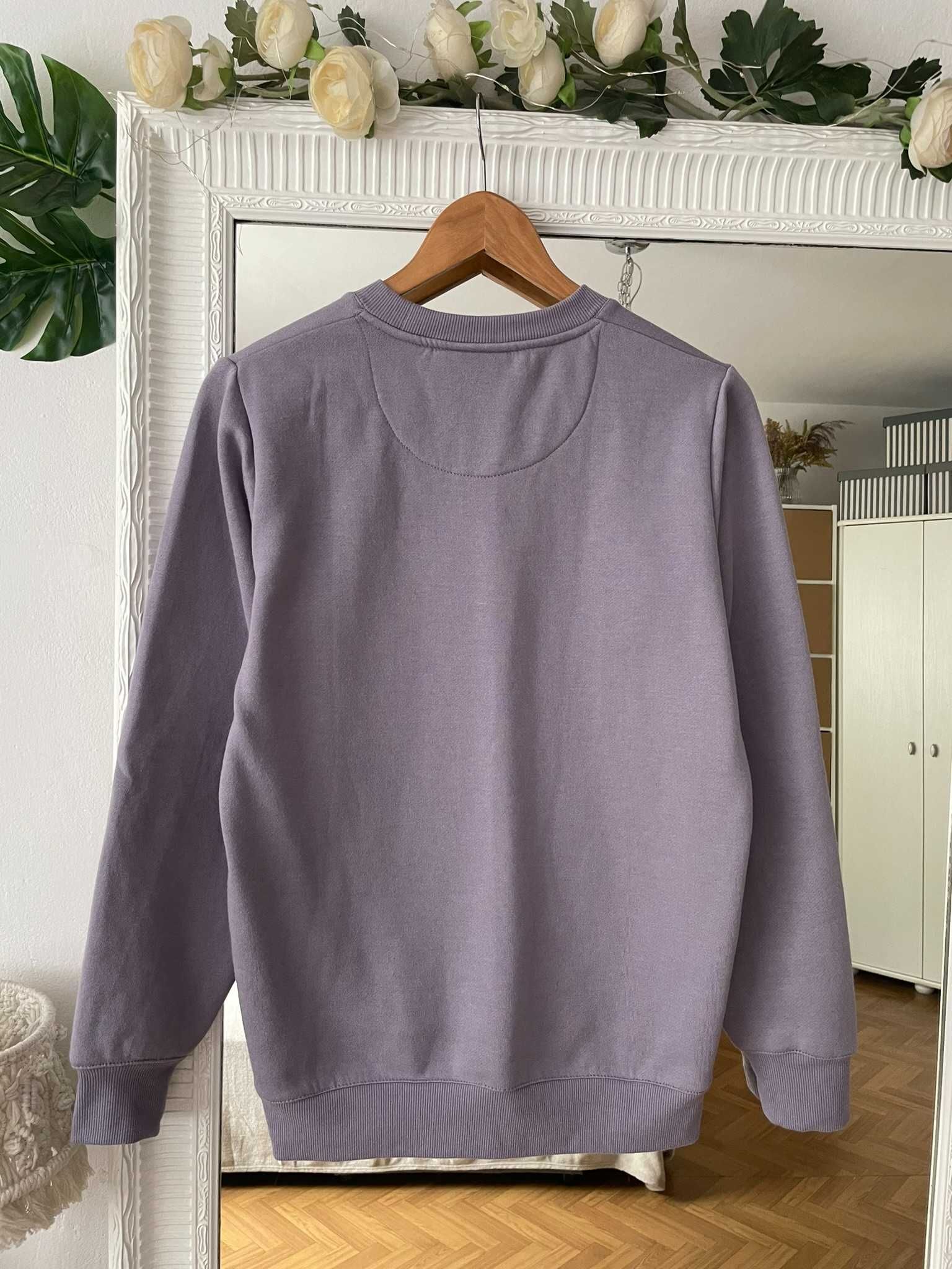 Smog bluza wrzosowa fioletowa liliowa długa XS 34