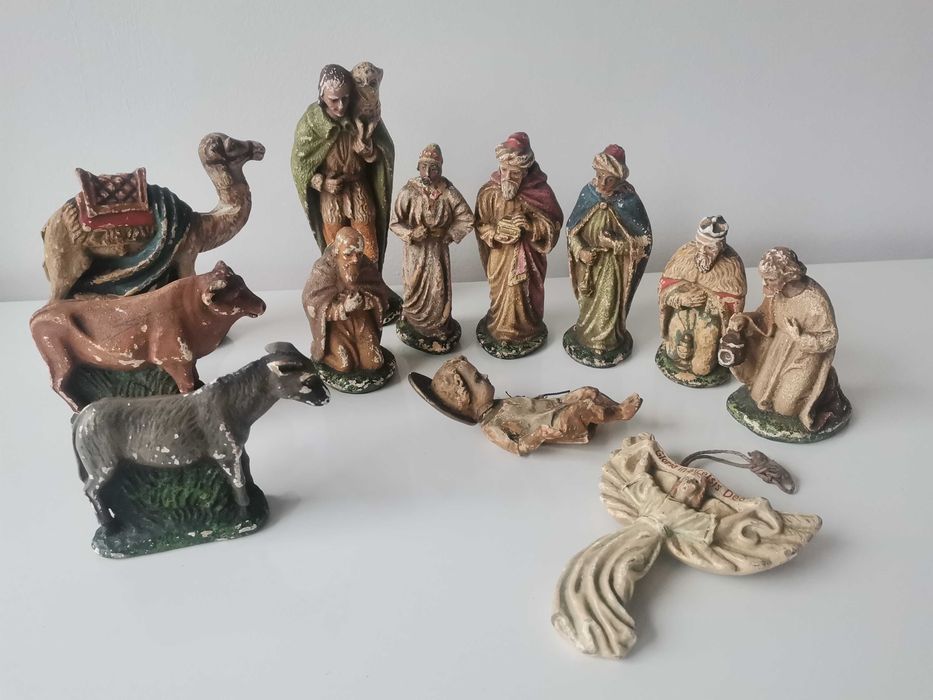 Stara przedwojenna Szopka Bożonarodzeniowa