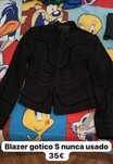 Blazer gotico estilo militar
