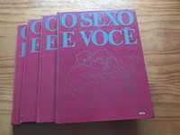 Coleção de 4 livros "O sexo e você"