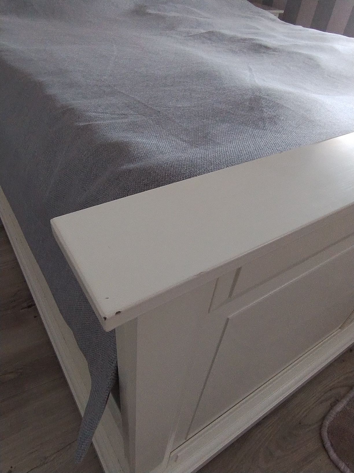 Łoże IKEA Birkeland 160x200 cm + szafki nocne + toaletka